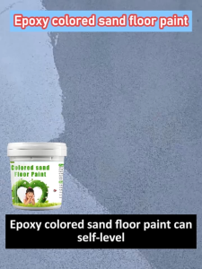 High-Gloss Marble Effect Epoxy Floor Coating Waterproof Floor Paint Marble Garage PaintWaterproof Water-Based Epoxy Coating