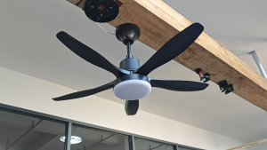 30-inch ceiling fan 4-speed remote control pure copper DC motor adjustable lighting 3 color-coded high-power airflow.