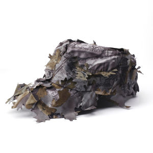 Mens Camouflage Boonie Hats 3D Leaves Camo Tactical Cap Ghillie Caps Hunter Sniper Hats Fishing Sunshade Hunting Accessories