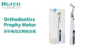 Horyn Dental Orth Prophy X Electric Polishing Handpiece Digital Display Adjustable Speed Professional Teeth Polisher for Orthodontics Plaque Stain Removal