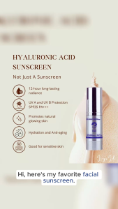 O-Milla M15 Hyaluronic Acid Foundation (SPF35 PA+++) - Facial Sunscreen Cream for All Skin Types