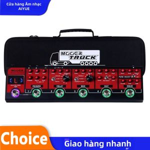Mooer | Bàn Đạp Đa Hiệu Ứng Guitar MOOER Red Truck Với Pure Boost Drive Dist Mod Reverb Delay Tuner - Đầu Ra Âm Thanh Nổi