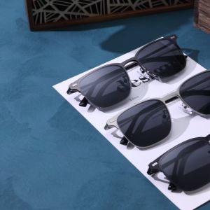 MENSPE แว่นกันแดดชายแว่นกันแดดโพลาไรซ์อัพเกรด 90 °ฝาพับแม่เหล็กแว่นตาแว่นกันแดดแฟชั่นครึ่งกรอบออกแบบยูนิเซ็กส์แว่นตาป้องกันรังสี uv แว่นตาแฟชั่นแว่นตากลางแจ้งกีฬาเดินทางวิ่งป่า