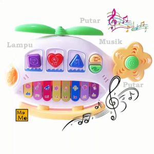 AA Toys Pat Drum and Piano New - Mainan Anak Perempuan / Mainan Anak Laki Laki / Mainan Piano