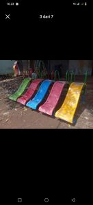 SELUNCURAN FIBERGLASS PANJANG 15 M ( 150 CM ) KOMPLIT PLUS TANGGA BEST QUALITY MAINAN EDUKASI ANAK