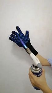 1 pcs Silicone Extreme 500-800℃  Panas Heat Resistant Oven Gloves