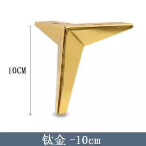 ชิ้นขา เฟอร์นิเจอร์ ขาตรงแบบเพชร 1 ชิ้น, ขนาด: 10 CM - พร้อมส่งจากไทย