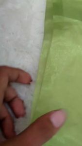 Tas Serut ORGANZA organdi tempat serahan buku yasin hampers parcel kantong serut