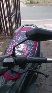 CS SAMURAI 1 COVER JOK MOTOR MOTIF SERIES SARUNG JOK MOTOR BEAT VARIO SCOOPY GENIO MIO FINO NMAX PCX ALL MATIC UNIVERASL FULLPRINT WATERPROOF ANTI AIR ANTI CAKARAN KUCING