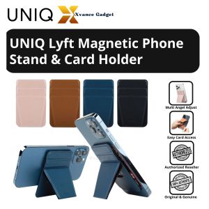 UNIQ Original Lyft Magnetic Phone Stand and Card Holder Compatible with MagSafe