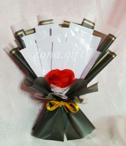 Buket Kosongan Uang isi 10 Lembar Gratis Kartu Ucapan