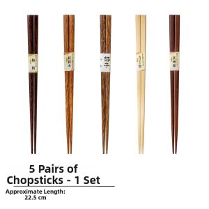 Mino Yaki | Natural Wood Japanese Style Chopsticks
