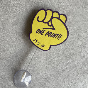 Japanese Style JDM Car Air Freshener Swinging Finger Hanging Ornament Decorative Interior Accessories Warning Funny Carriage