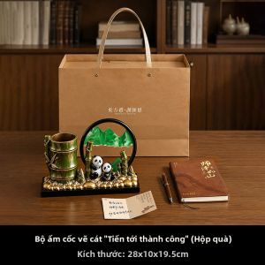 Quà Tặng Giáo Viên: Giá Đựng Bàn Có Hình Cát Chảy