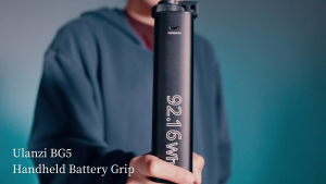 Ulanzi BG5 100W 6400mAh Handheld Battery Power Grip Stick 3C Powerbank Charger for Phone Camera LED Light PC Laptop Smartphone