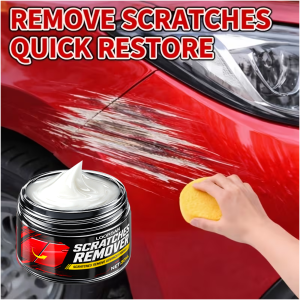Car Scratch Remover Wax Quick Repair Polish for Light to Moderate Scratches Swirl Marks Paint Blemishes Gloss Restoration