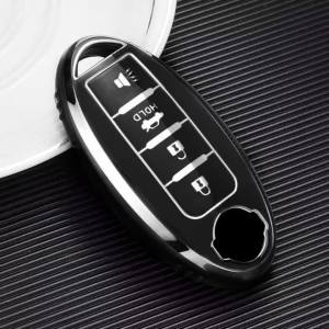 Tpu Car Key Case for Nissan Qashqai J11 J10 Patrol Note Juke Rogue X Trail Kicks Tiida Pathfinder Murano Versa Car Accessories