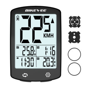 Large Screen Ultra-Long Standby Wireless Bike Computer USB Rechargeable Bicycle Speedometer Odometer Cycling Accessory