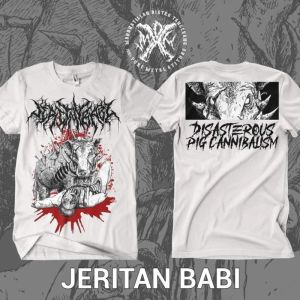 T-shirt garasi rebel /kaos jeritan babi /kaos metal/kaos iddm