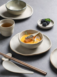 Retro Style Ceramic Dining Set for One Person
