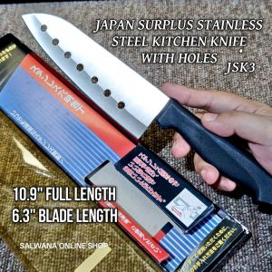 JSK3 JAPAN SURPLUS STAINLESS STEEL KITCHEN KNIFE WITH HOLES