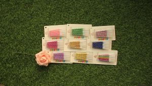 Vỉ 10 Nến Xoắn Nhũ cắm bánh sinh nhật phụ kiện trang trí bánh kem - Fubao Party