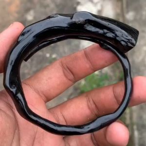 Gelang Akar Bahar Hitam Size Kelingking Berserat
