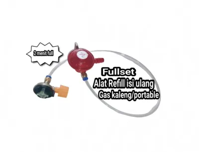 Fullset Alat refill isi ulang gas kaleng / portable