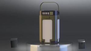SG Stock Camping Lantern Flashlight Multifunctional Rechargeable Solar & Type-C Charging Foldable 4-Panel IPX4