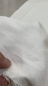 ( per 1 roll ) kain KANVAS CANVAS MARSOTO TC tetoron katun lebar 140 cm isi 40 meter warna putih beras bw bahan tas totebag tote goodie bag sepatu monk monks cloth punch needle sulam embroidery tufting dekorasi dekor sofa blacu belacu tirai horden gorden