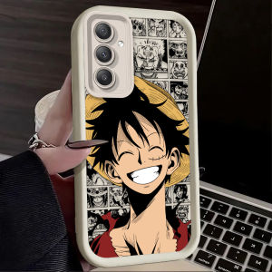 Bandai | Ốp Điện Thoại Luffy Laugh Zoro Sword Anime Cho Samsung Galaxy A Series - Vỏ Silicon Mờ Nhẹ Chống Trầy Xước Chống Sốc