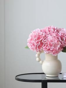 3 Cành Hoa Cẩm Tú Cầu Giả Chạm Như Thật Ngắn Dùng Trang Trí Nhà Cửa Bàn Làm Việc Tiệc Cưới Tự Làm Ngày Lễ Tình Nhân