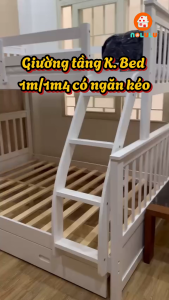 Giường tầng K.Bed Đầy Đủ Kích Thước và Kiểu Dáng