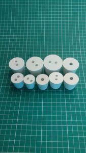 (ĐỤC LỖ) Nút nắp cao su có đục 1 lỗ 2 lỗ thí nghiệm