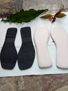 Out sol karet + insol busa sandal teplek wanita