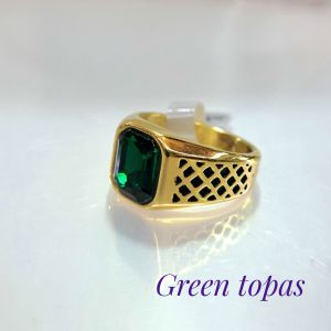 Cincin Pria Titanium Steel Super Tidak Luntur Anti Karat Topas (77)
