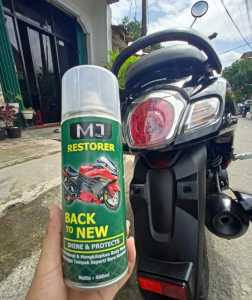 MJ New restorer penghitam dan pengkilap motor
