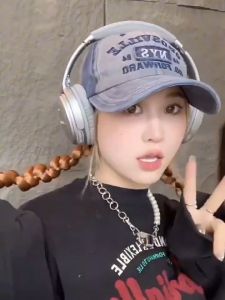 Fashion Hat - หมวกแก๊ปเบสบอลปัก BROSVILLE สี 5 สไตล์เกาหลี