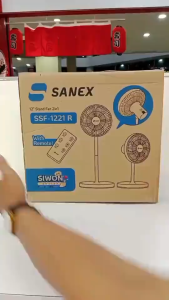 SANEX Kipas Angin Siwon Standing Berdiri 3in1 12 Inch Remote SSF-1221 R / Kipas Angin Berdiri
