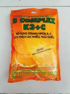 B Complex K3 + C (1kg) kích thích thèm ăn cho heo gà vịt trâu bò Vitamins & Minerals
