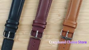 12/14/16mm Leather for Seiko for Omega for Tissot for Panerai Watch Strap 18/20/22mm 24mm Business Universal Men Women Bracelet