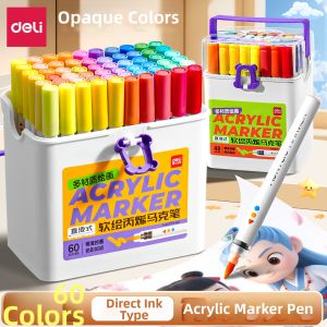 deli | Non-leaking Water-resistant Marking Pen 48 Colors