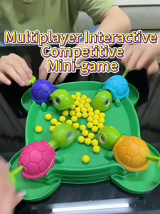 Turtle Eat Beans Toy Kids Desktop Competitive Games Board Game for Kids Educational Toys Party Games