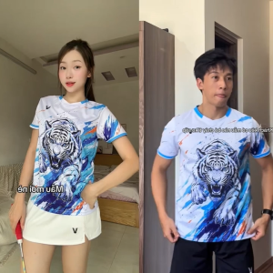 Áo Cầu Lông Quần Cầu Lông Bộ Cầu Lông Nam Nữ Chuyên Nghiệp Vải Thoáng Khí A1022 - V Badwear