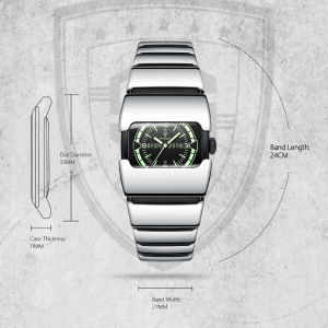POEDAGAR Original Watch for Men and Women with Waterproof Luminous Stainless Steel Watches