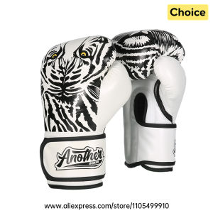 Red Rose Print Boxing Gloves Durable PU Padded Fighting Gloves Adult Kid Muay Thai MMA Kickboxing Punch Bag Sparring Gear 4-16OZ