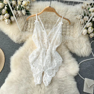 แนวโน้มฤดูร้อน Bra หน้าอก Pad สีดํา Playsuit SLIM FIT เซ็กซี่ Playsuit สาวกระต่าย Roleplay COSPLAY ชุดเร้าอารมณ์ชุดชั้นใน Chest Wrap