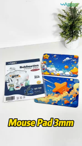 Blank Mousepad for Sublimation 18x22cm 2mm 3mm 5mm 1pc 5pcs 10pcs White Top Rubber Base DIY Custom Mouse Pad