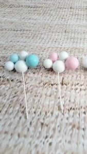 Topper Balon Bentuk Awan - Topper Kue Ulangtahun - Acc Cake TOP003