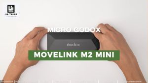 (Chính Hãng) Godox MoveLink M2 Mini Bản Đôi - Micro Cài Áo Không Dây 2.4GHz Cho Điện Thoại Máy Ảnh Sử Dụng 8 Giờ Phạm Vi Thu 200m